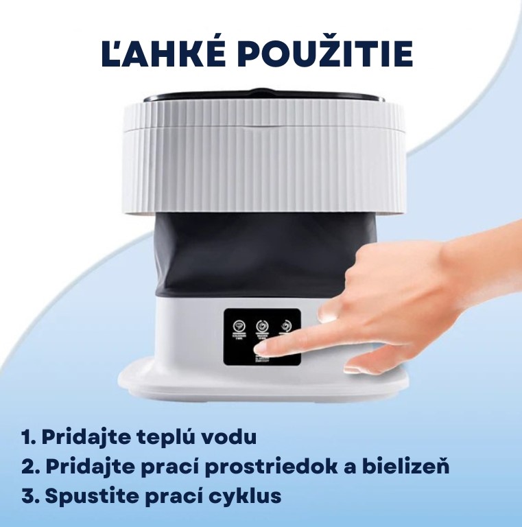 CLEANmaxx Skladacia mini práčka 15056 (3)